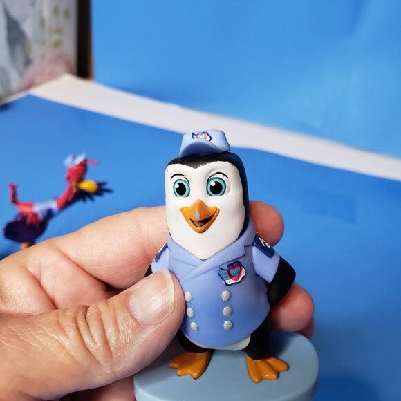 Disney Junior T.O.T.S Action Figure 3 Cake Topper Flamingo Penguin Bunny - Picture 6 of 12